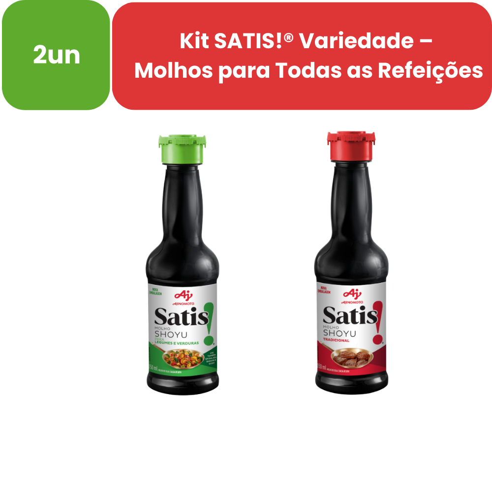 Kit SATIS!® Molhos – 2 Unidades