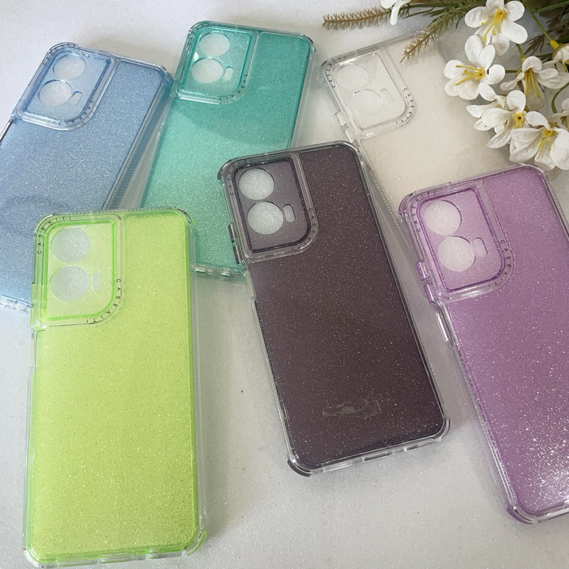 Capa De Celular Anti impacto colorida Com Glitter Para Motorola G06,G35,G56,G86 em Oferta na Shopee
