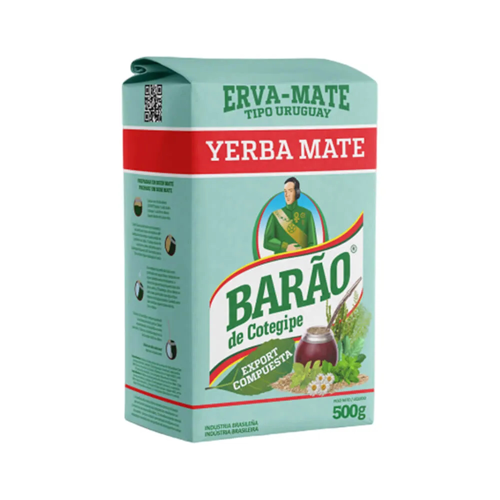 Erva Mate Barão Tipo Uruguay Export Compuesta 500g
