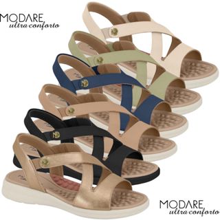 Sandália Feminina Ortopédica Modare Ultraconforto Palmilha Reflex Sense Massageadora Original em Oferta na Shopee