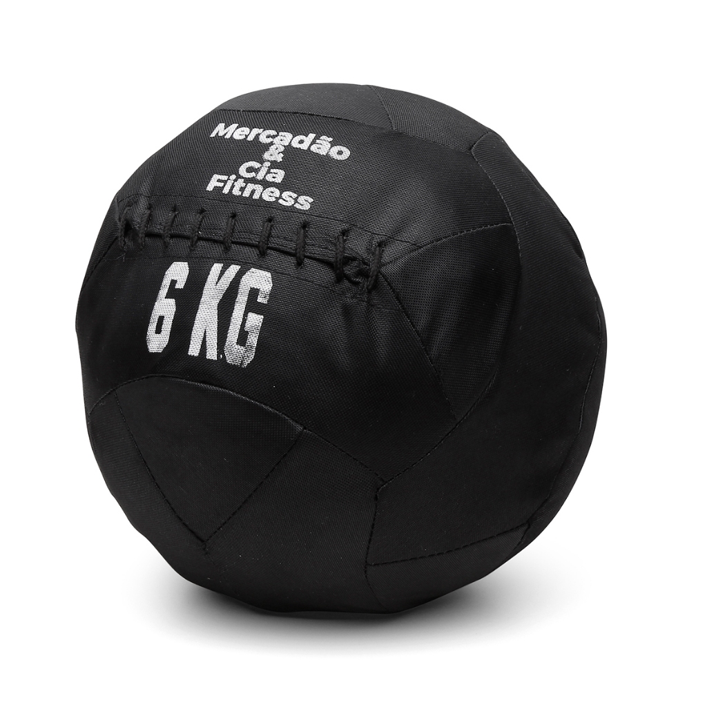 Wall Ball 6kg Mercadão & Cia – Medicine Ball para Crossfit e Funcional em Oferta na Shopee