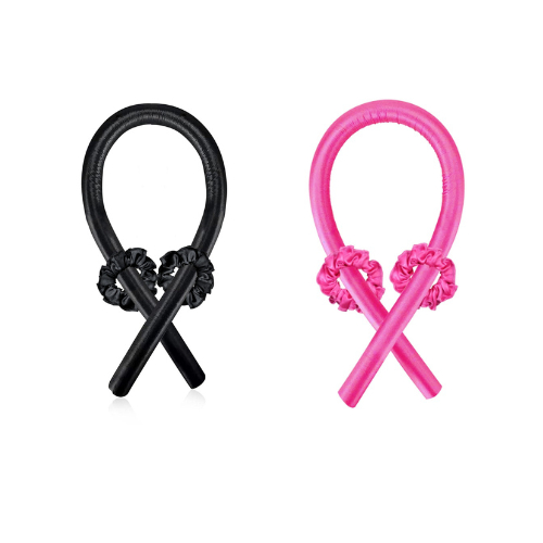 Modelador de Cachos Modelagem de Cachos em Cetim Sem Calor - Cachos Noturnos + Xuxinhas Inclusas em Oferta na Shopee