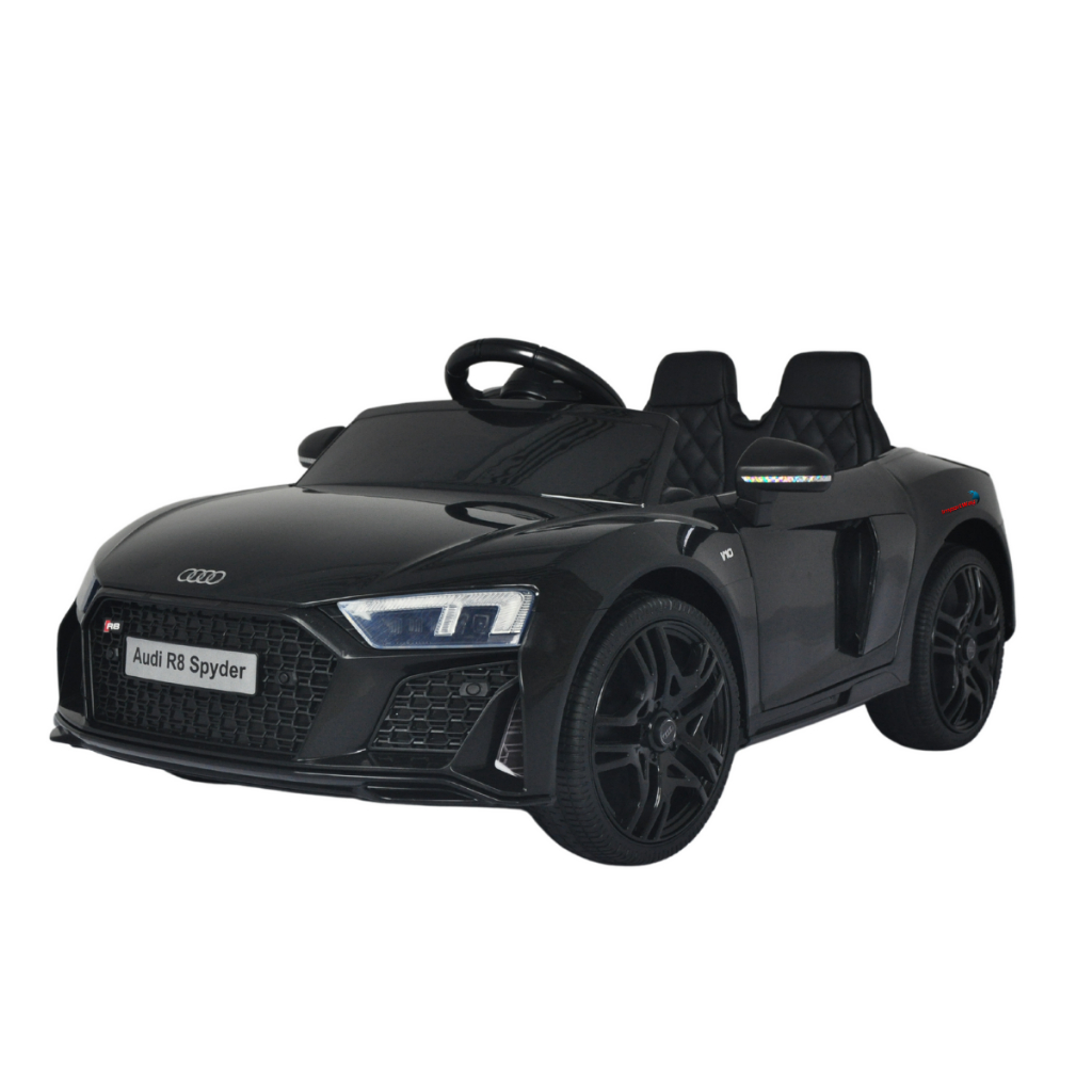 MINI AUDI R8 SPYDER ELÉTRICO AUDI R8 SPYDER IMPORTWAY 12V PRETO