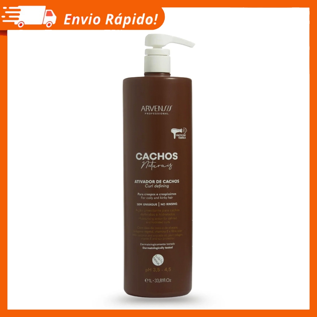 Creme Ativador Cachos Crespos e Crespíssimos Arvensis 1L