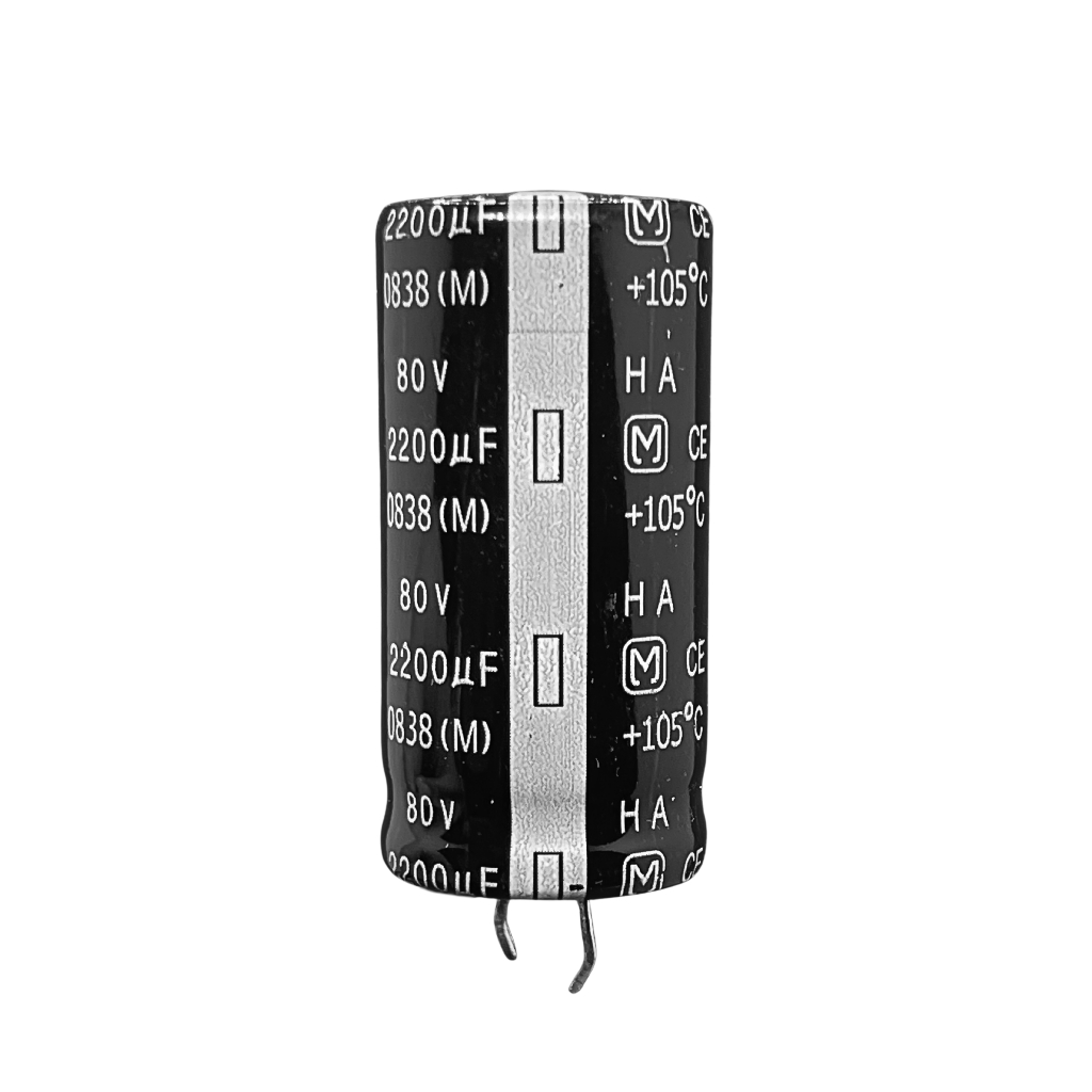 2X CAPACITOR ELETROLÍTICO 2200UF/80V SNAP-IN 105° 22X45MM PANASONIC