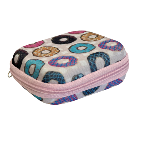 Case Multiuso Porta Tudo Estampado Organizador de Bolsa para Absorventes, Moedas, Fone, Cabo e Mais em Oferta na Shopee