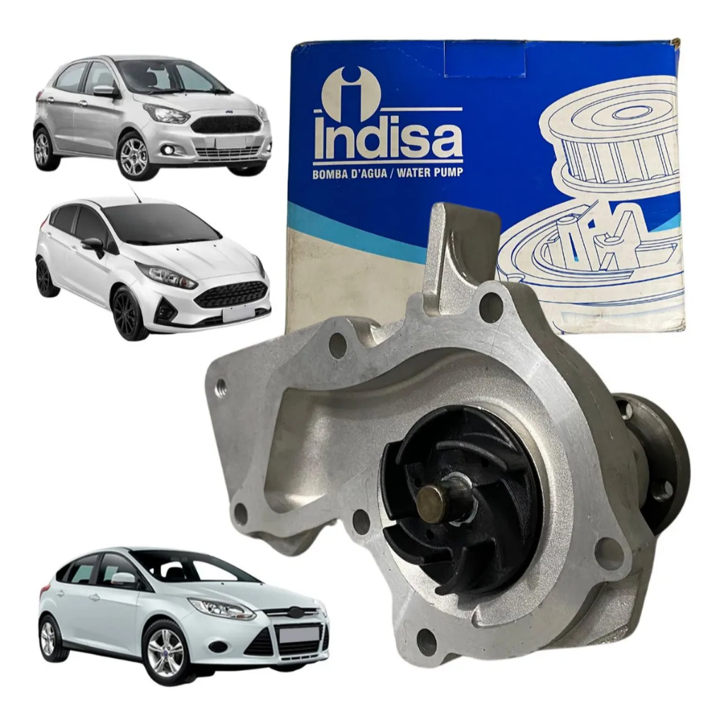Bomba D'Água Indisa Para Ford Ecosport Focus Fiesta Ka 1.5 1.6 2010 Até 2019 Com Motor Sigma em Oferta na Shopee
