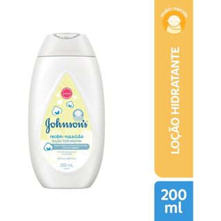 Loção Hidratante Infantil Johnson's Baby Recém-Nascido Com 200ml em Oferta na Shopee
