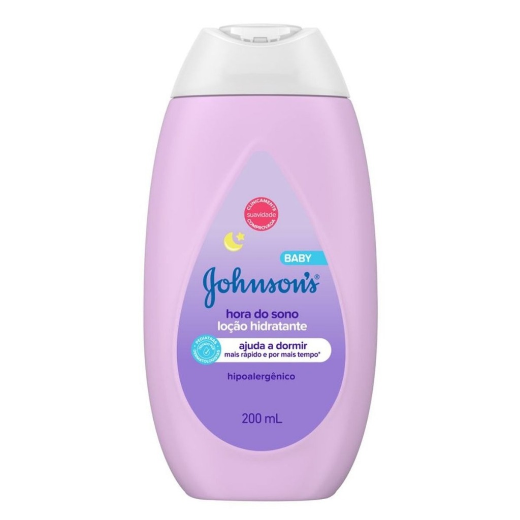 Loção Hidratante Johnson' Baby Hora Do Sono 200ml em Oferta na Shopee