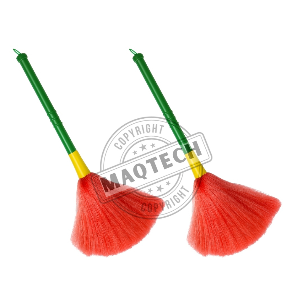 2 Espanadores de Pó Fibras Sintéticas 40cm Macio Limpa Poeira Multiuso para Móveis Uso Geral Premium