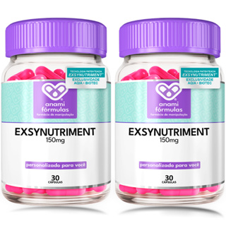 Kit 2 Exsynutriment® 150mg 30 Cáps | Silício Orgânic Original, Colágeno, Pele Firme, Cabelos e Unhas em Oferta na Shopee