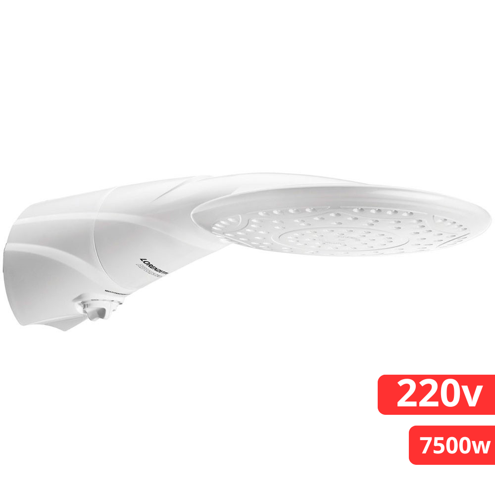 Chuveiro Advanced Multitemperaturas 7500w 220V Lorenzetti
