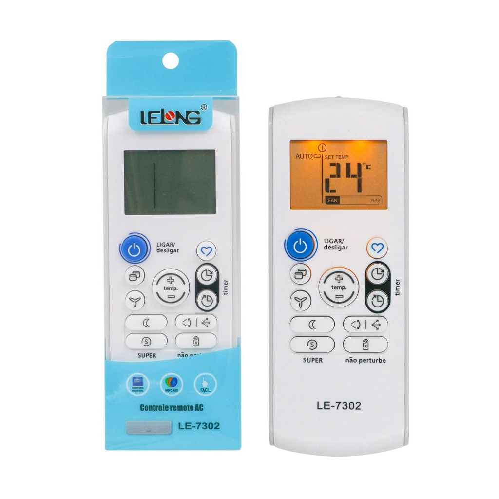 Controle Remoto Ar Condicionado Springer Midea Maxiflex Adimiral Comfee RG57B/BGE LE-7302