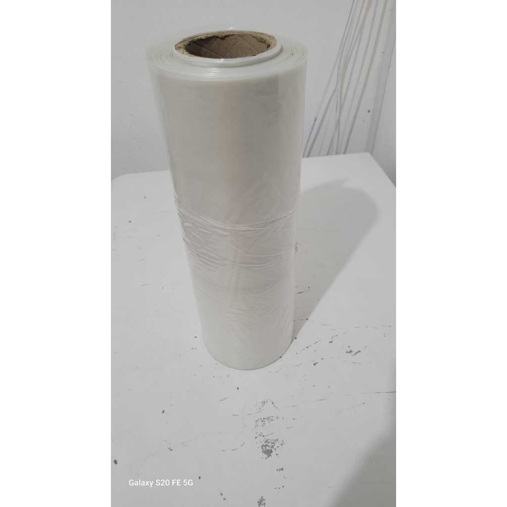 bobina plástica tubular cristal transparente 100 metros 10 cm