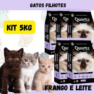 Quartz Ração Premium Especial Gatos Filhotes Frango e Leite 5kg em Oferta na Shopee