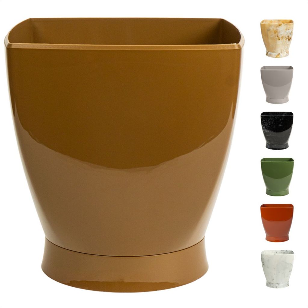 Vaso de Flor Cachepô Petúnia Anti-Dengue Prato Rosqueado