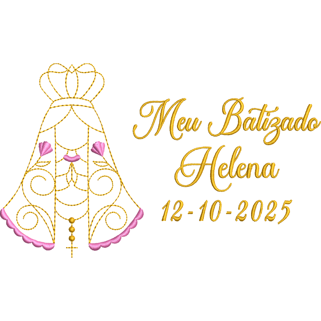 Toalha Batismo Nossa Senhora Com Nome e Data – Toalha Religiosa Batizado Bordada - Presente/Lembrancinha em Oferta na Shopee