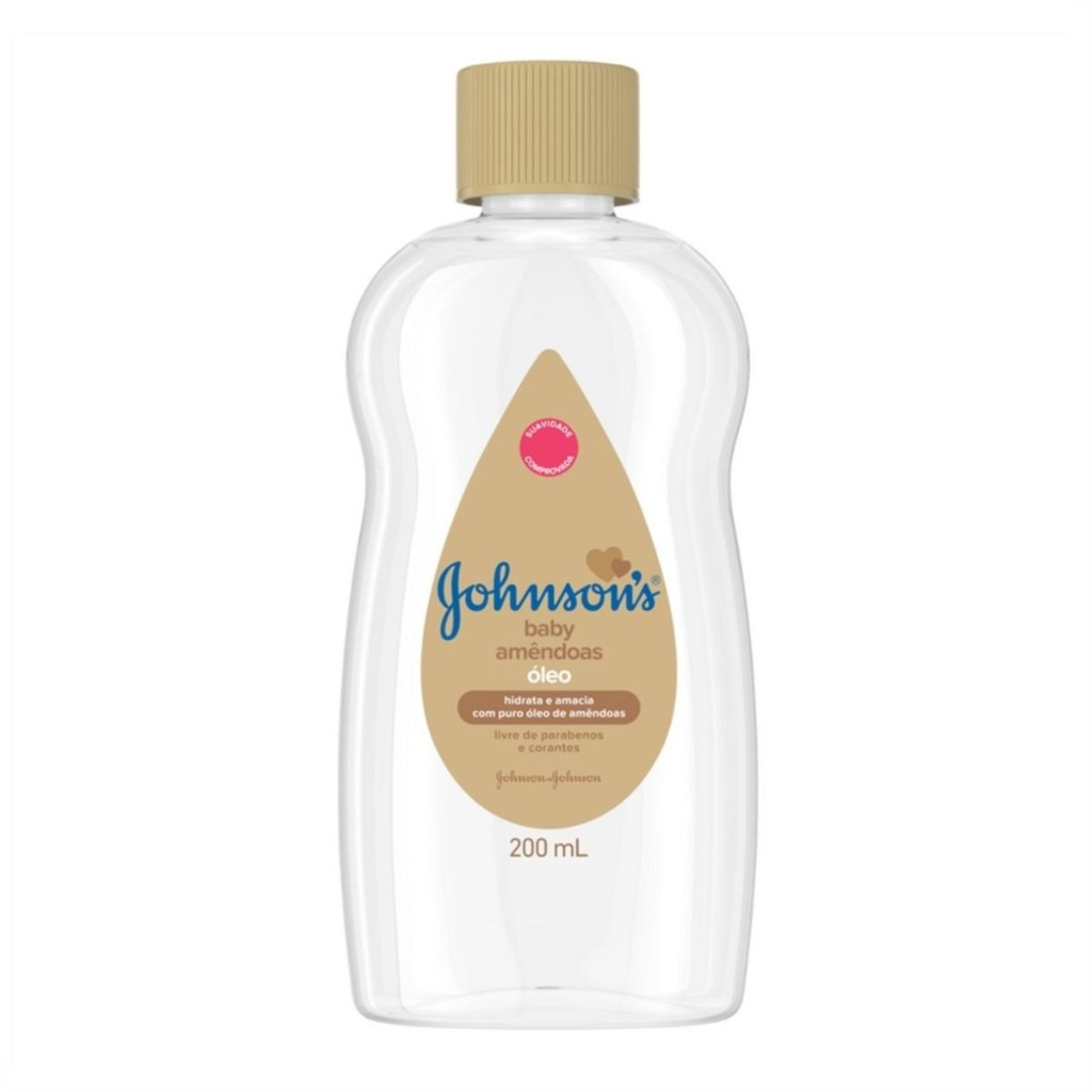 Óleo Hidratante Infantil De Amendoas Johnson's Baby Com 200ml