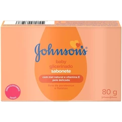 Sabonete Em Barra Johnson's Baby Glicerinado 80g
