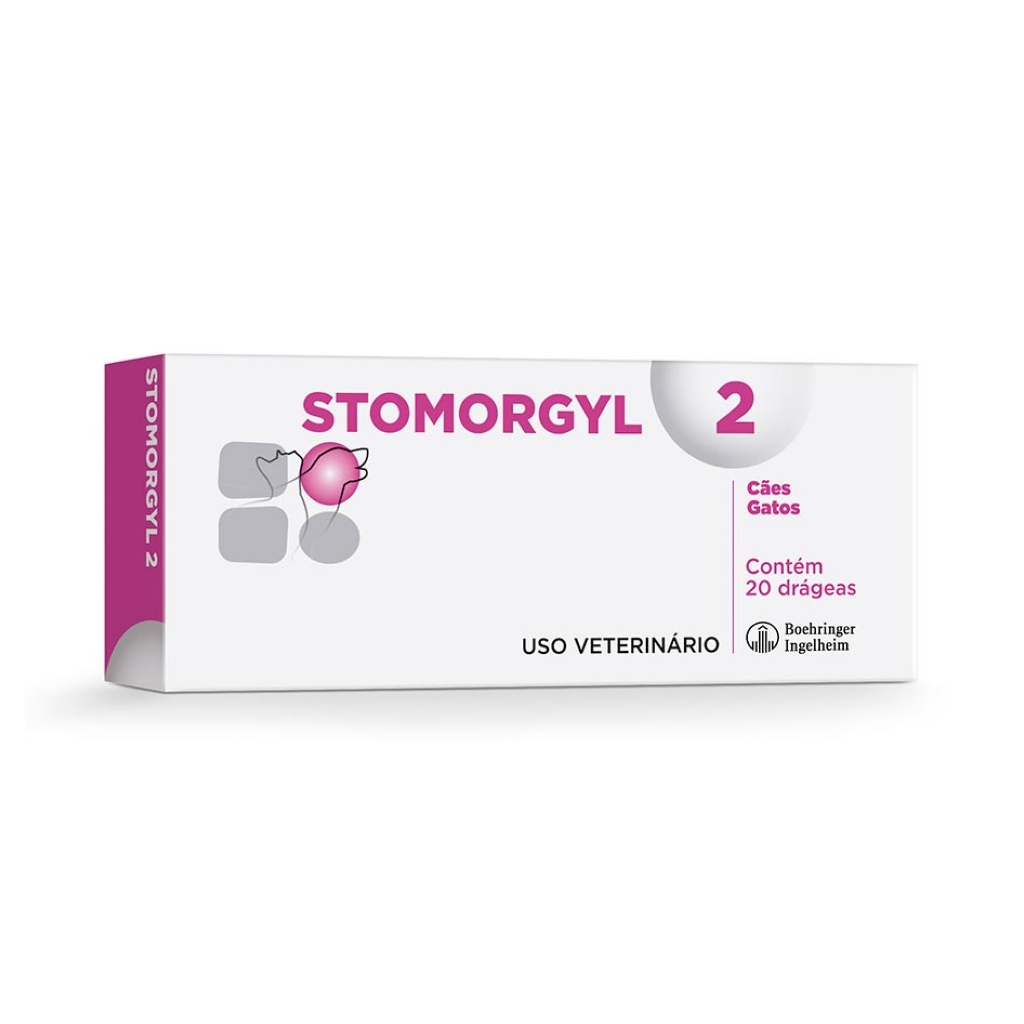 Stomorgyl 2 20 Comprimidos Uso Veterinário Para Cães e Gatos em Oferta na Shopee
