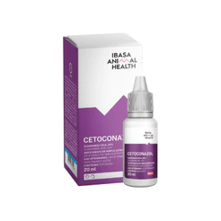 Cetoconazol Oral 20% Animal Health Ibasa 20ml Veterinário