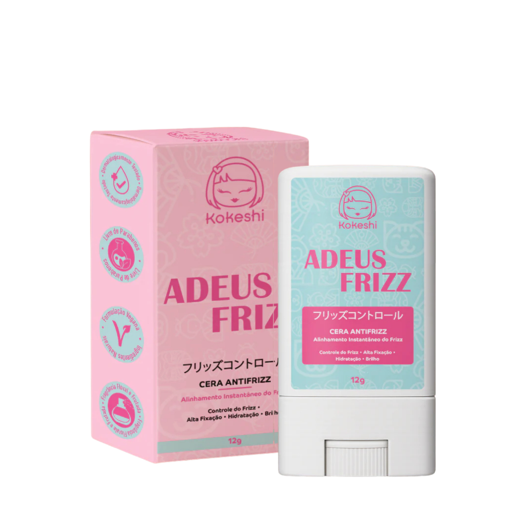 Cera Antifrizz Adeus Frizz Bastão Stick Kokeshi 12g em Oferta na Shopee