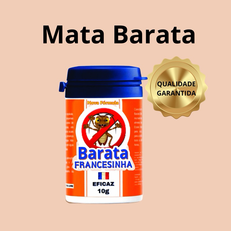 Barata Francesinha-10Gramas-Elimina todas as baratas- fórmula poderosa e eficaz