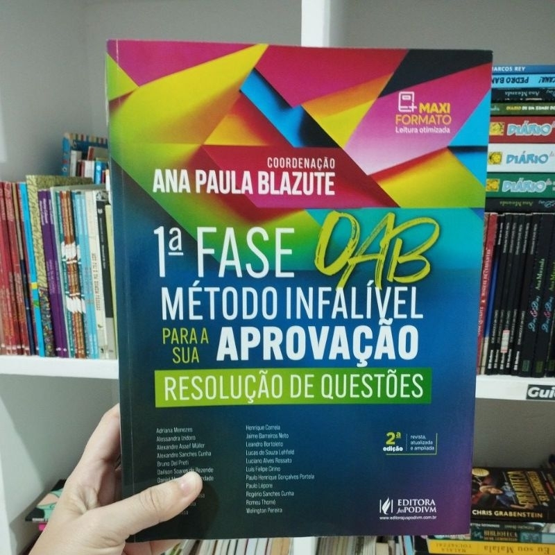 1° FASE OAB MÉTODO INFALÍVEL PARA A SUA APROVAÇÃO RESOLUÇÃO DE QUESTÕES