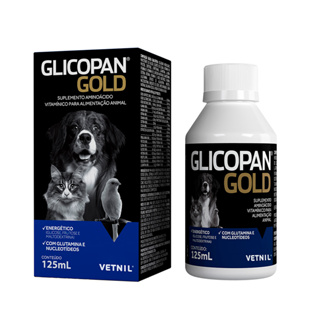 Glicopan Gold Suplemento Vitamínico para Pets 125ml em Oferta na Shopee