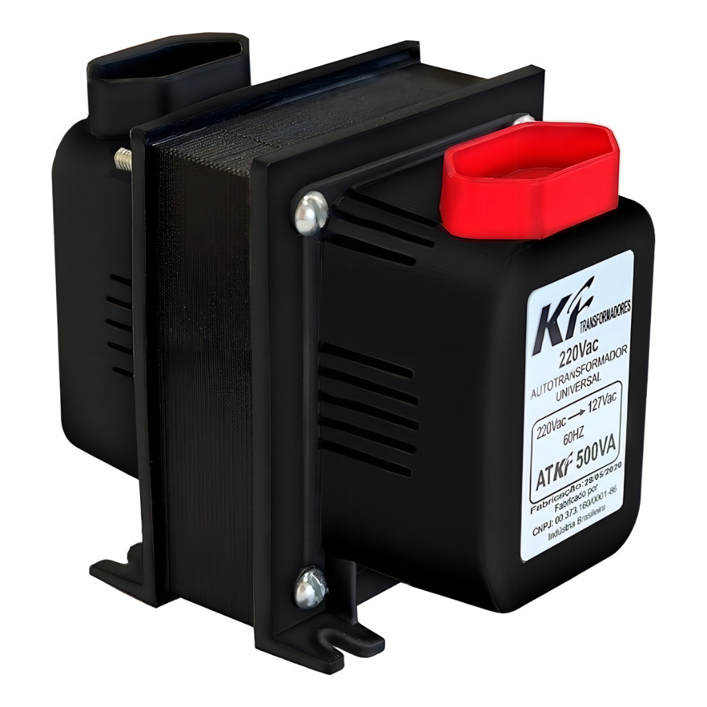 Auto Transformador 500va até 250w Conversor Energia KF 220V Para 110V e 110V para 220V