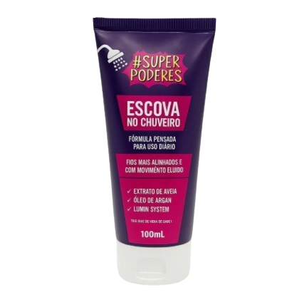 Escova no Chuveiro Sem Formol 100ml Super Poderes NOVA EMBALAGEM em Oferta na Shopee