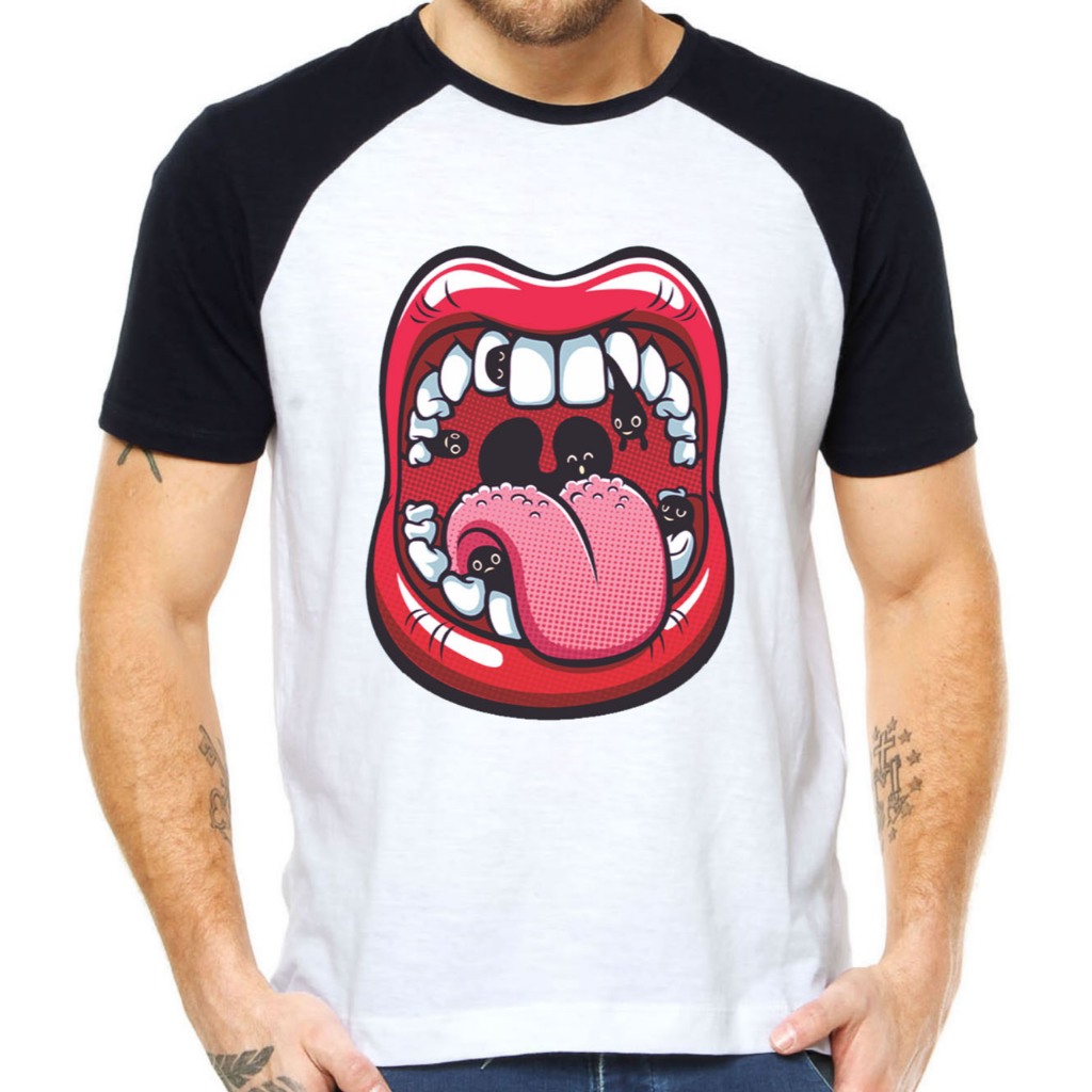 camista boca dentista odontologia tshirt camisa dente swag unissex