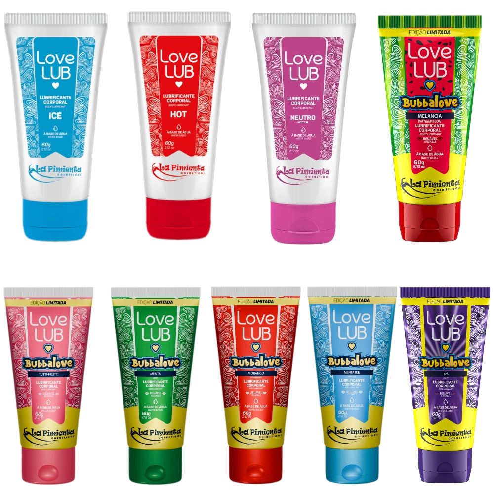 Lubrificante Intimo Love Lub La Pimienta 60g Gel Deslizante Esquenta Esfria Hot Ice Sabores Beijável em Oferta na Shopee