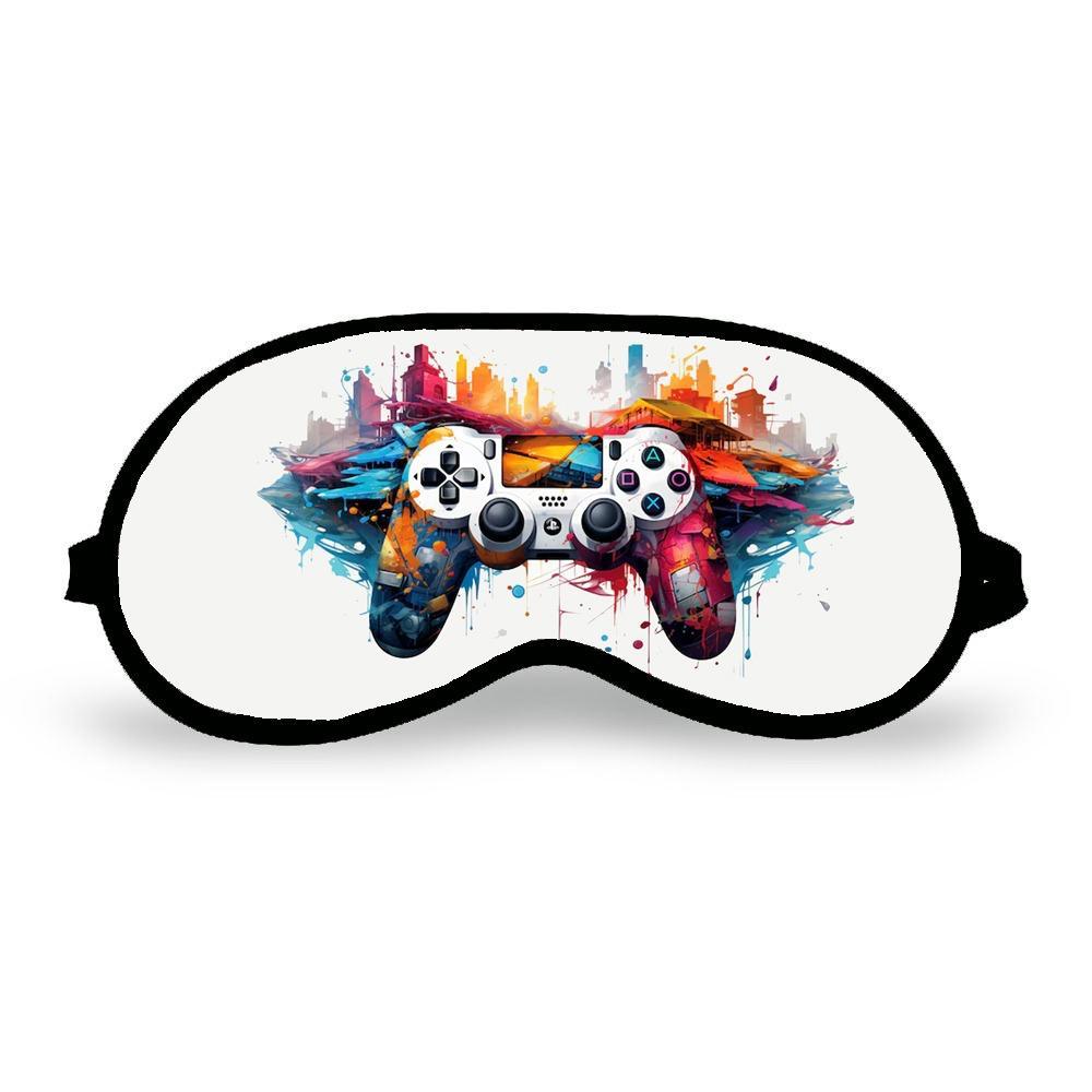 MÁSCARA DE DORMIR OU TAPA OLHO PLAY AQUARELA - GAMER