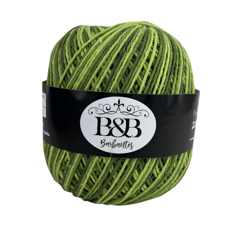 Barbante B&B Degradê Cor 38 Verde Abacate em Oferta na Shopee
