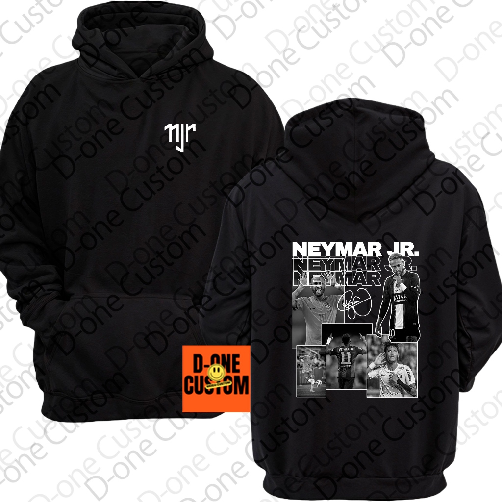 Moletom Blusa de Frio Neymar Jr Casaco Santos Estilo Esportivo Assinatura Confortável Colagem em Oferta na Shopee
