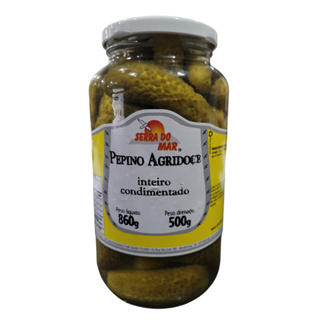 Pepino Agridoce em Conserva - 500 gr em Oferta na Shopee