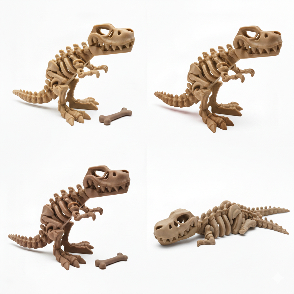 t-rex esqueleto articulado dinossauro brinquedo tiranossauro rex em Oferta na Shopee