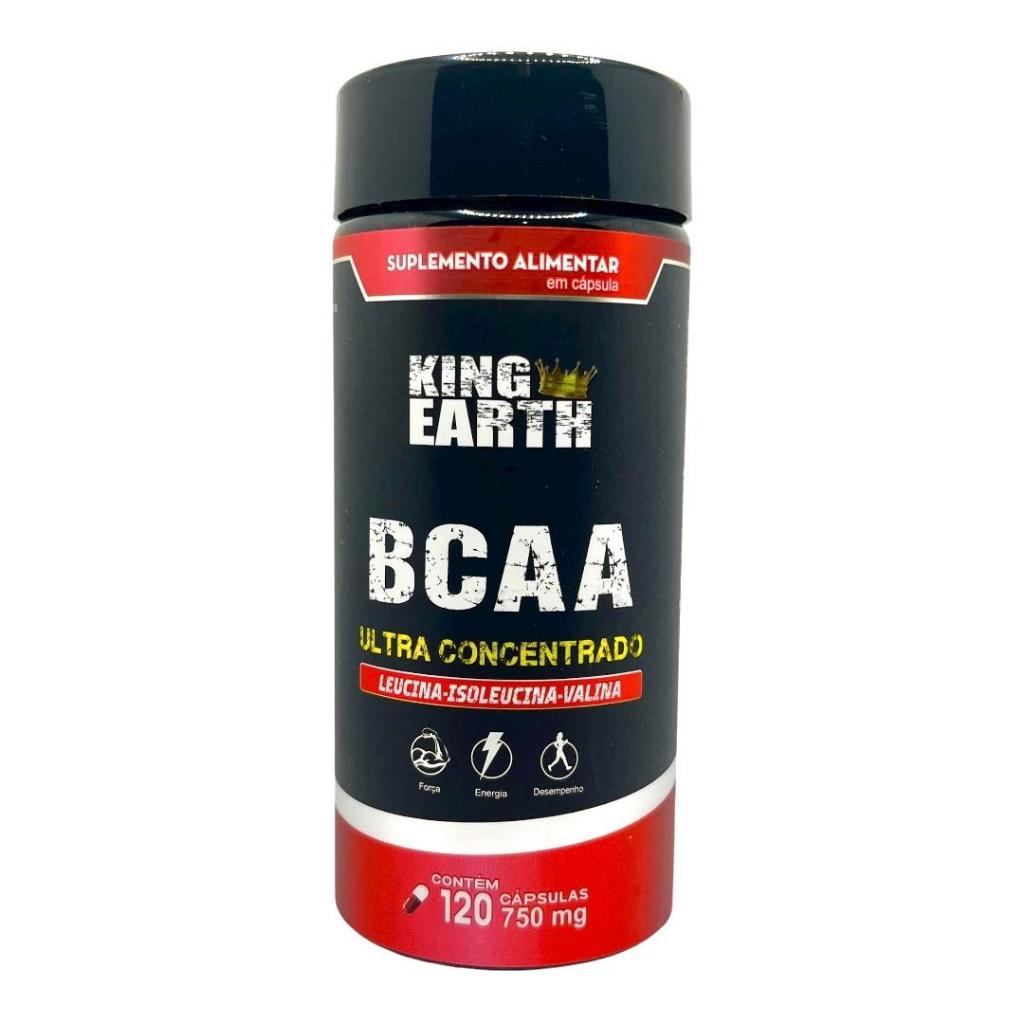 Bcaa Ultra Concentrado 120 Cápsulas - King Earth em Oferta na Shopee