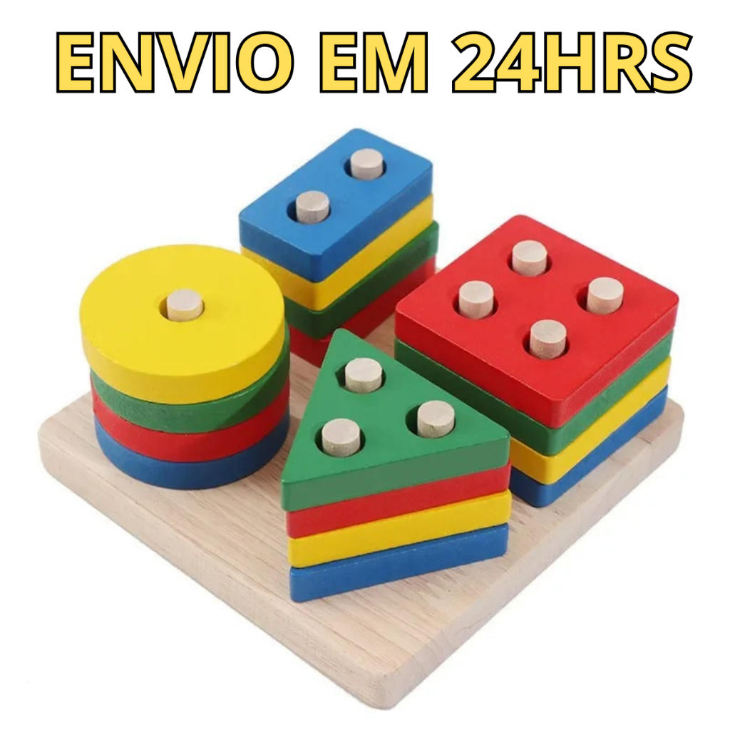 Brinquedos Educativos 3 Anos Madeira: Onde Comprar | BuscaProdutos