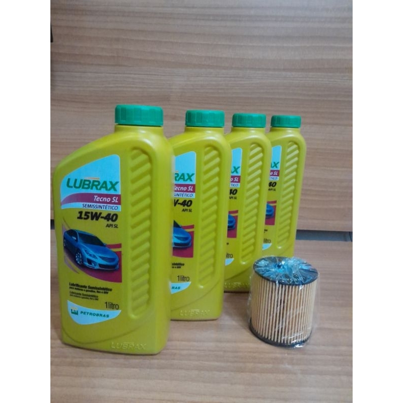 Kit Óleo Lubrax e Filtro Ecológico