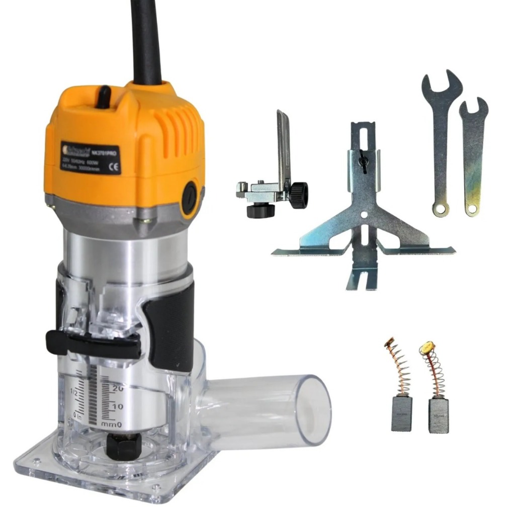 Tupia Laminadora Knakasaki 600w Com Coletor De Pó + Guia Profissional