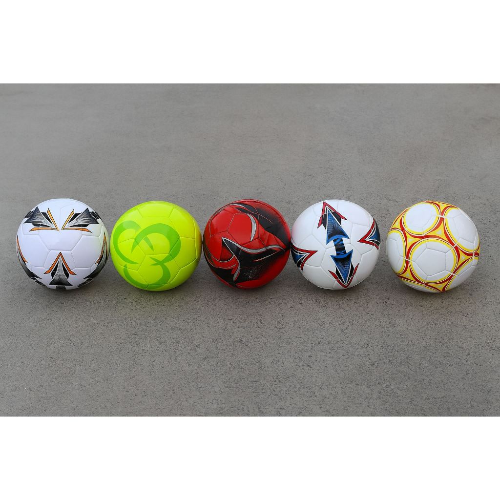 Kit 5 Bolas de Futebol Campo N°5 Profissional – Cores Sortidas