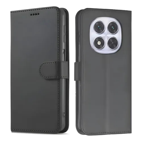 Capa Carteira Flip + Película Para Xiaomi Redmi Note 14 Pro 4G / Note 14 Pro 5G / Note 14 Pro+