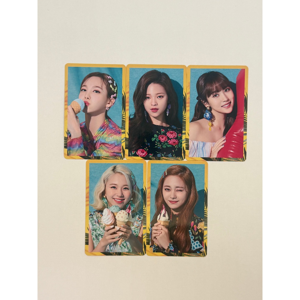 twice happy happy photocard original kpop