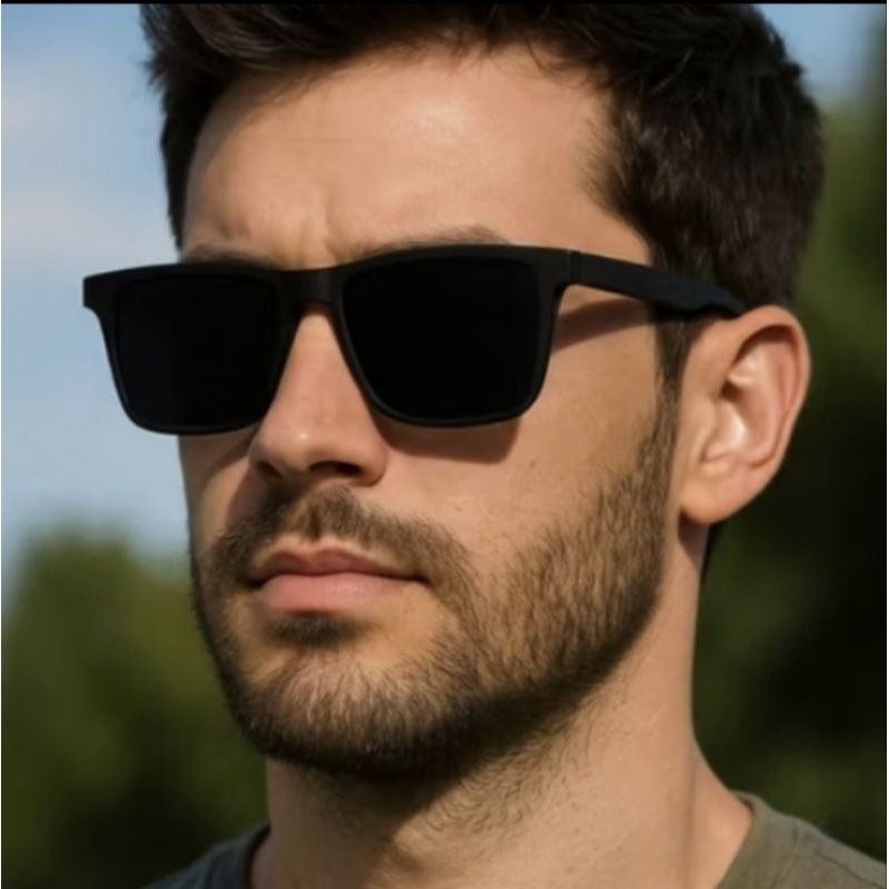 OCULOS DE SOL QUADRADO UNISSEX ESTILO JUSTIN ACETATO PROTEÇÃO UV400 PROMOÇÃO BLACK FRIDAY SHOPEE