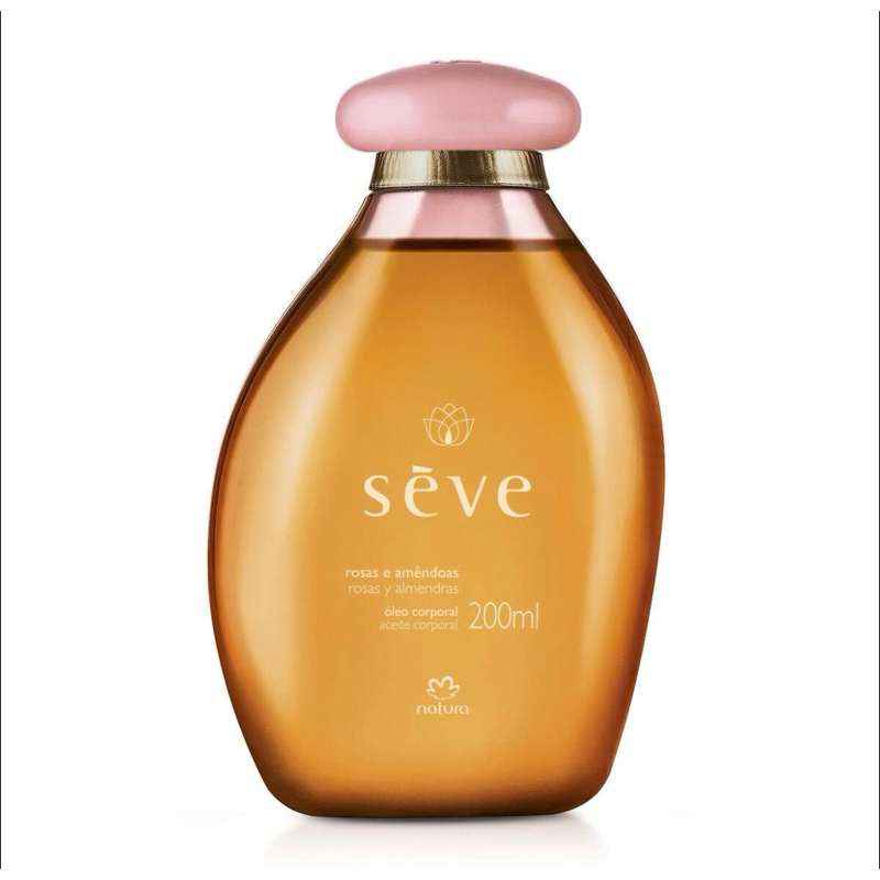 Óleo Corporal Seve Rosas e Amêndoas 200ml Natura