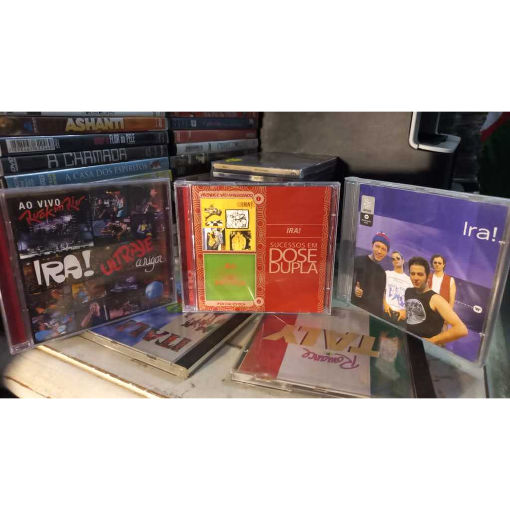 Cds Ira! & Ultraje a rigor Ao Vivo Rock in Rio (Lacado) Ira sucessos em dose dupla(Duplo) Impecaveis -Warner 25 anos IRA