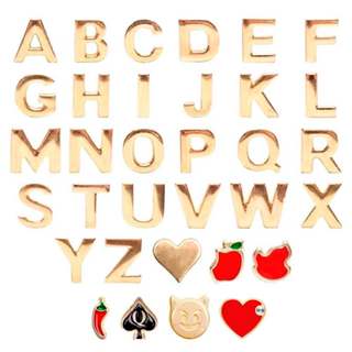 Letrinhas Em Metal Para Personalizar Nome ou Frases na Calcinha Personalizável em Oferta na Shopee