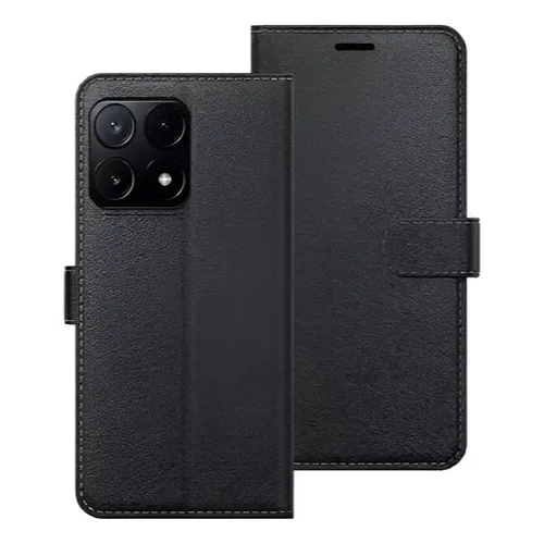 Capa Carteira Flip + Película 3D Para Xiaomi Poco X6